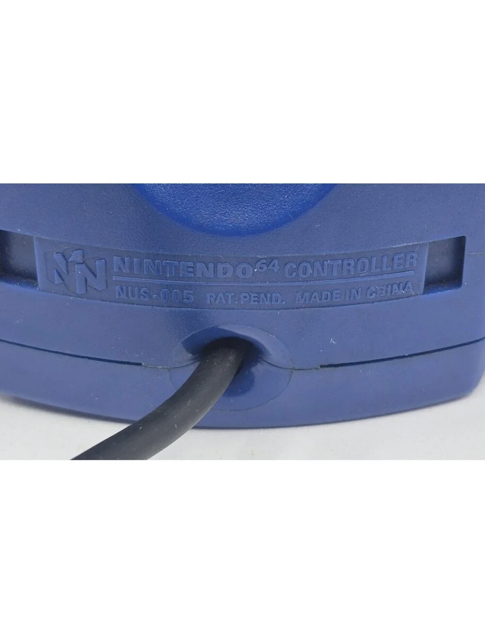 Nintendo 64 Controller N64 Wired OEM Authentic Joystick NUS-005 Blue - TESTED!